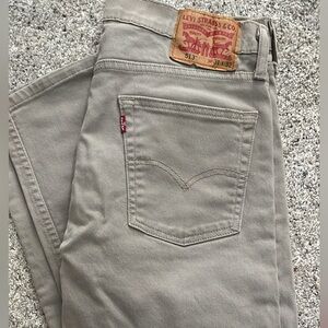 Levi's Men's Tan Straight Jeans 31x32